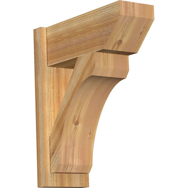 Ekena Millwork Legacy Slat Rough Sawn Outlooker, Western Red Cedar, 8"W x 20"D x 24"H OUT08X20X24LEC06RWR - main